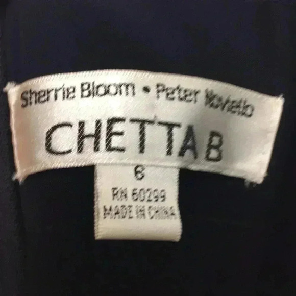 Sherrie Bloom Peter Noviello CHETTAB Dress Size 6 - Picture 8 of 8